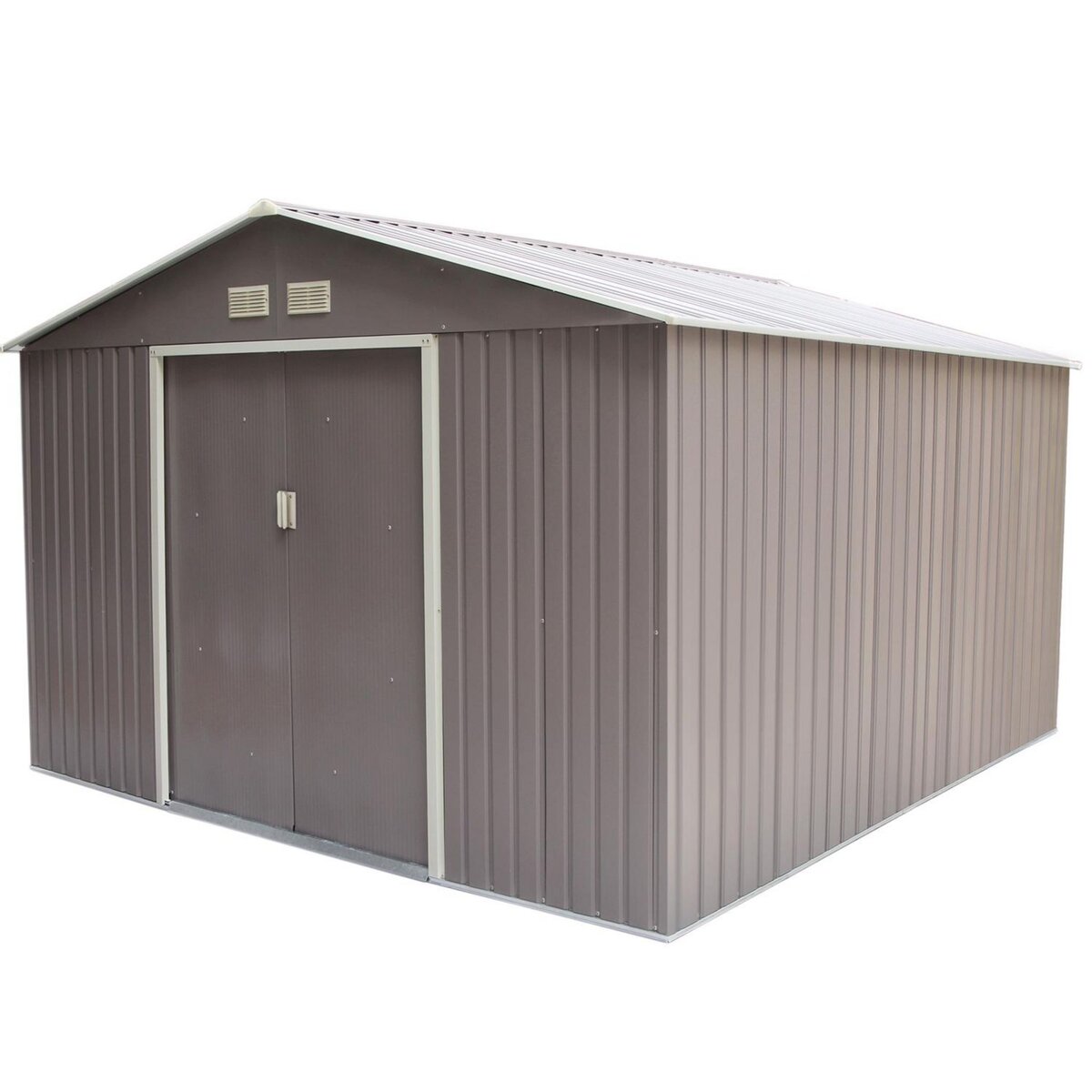 CONCEPT USINE Abri de jardin 10,85 m² en acier  gris SANCY