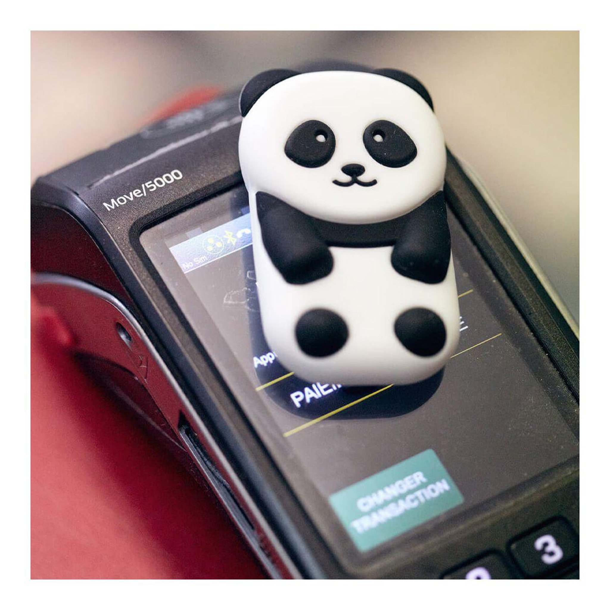 Voir la diapositive 3 : MONEY WALKIE Coque sans contact avec coque Panda
