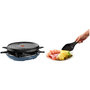 Voir la diapositive 2 : TEFAL Appareil à raclette 8 personnes 1050w + gril + crêpière - re310401