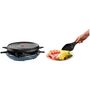 Voir la diapositive 2 : TEFAL Appareil à raclette 8 personnes 1050w + gril + crêpière - re310401