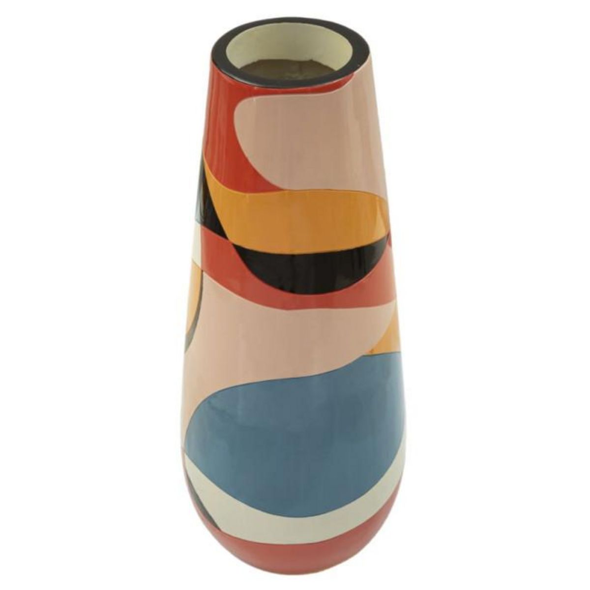 Paris Prix Vase Haut en Résine  Rubic  92cm Multicolore