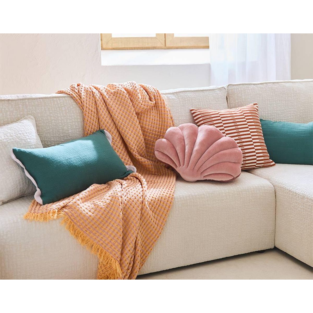 BEST MOBILIER Topaze - canapé d'angle réversible - 4 places - convertible avec coffre - en tissu velours relief