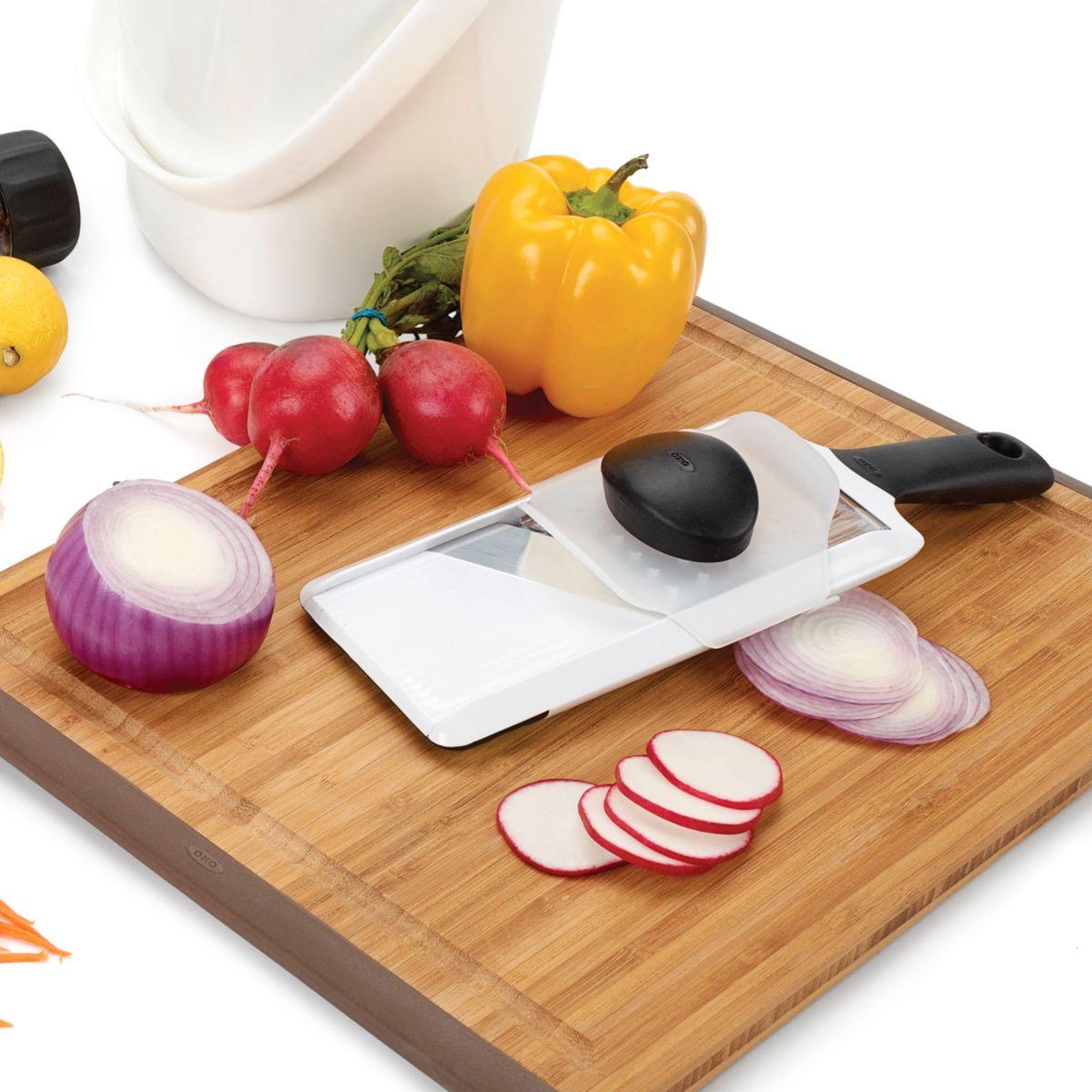 Voir la diapositive 5 : OXO Mandoline à main