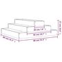 Voir la diapositive 6 : VIDAXL Jardiniere 80x80x27 cm Bois massif de pin