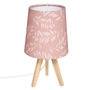 Voir la diapositive 1 : Atmosphera Kids Lampe à Poser Enfant  Floral  23cm Rose