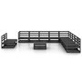Voir la diapositive 3 : VIDAXL Salon de jardin 12 pcs noir bois de pin massif