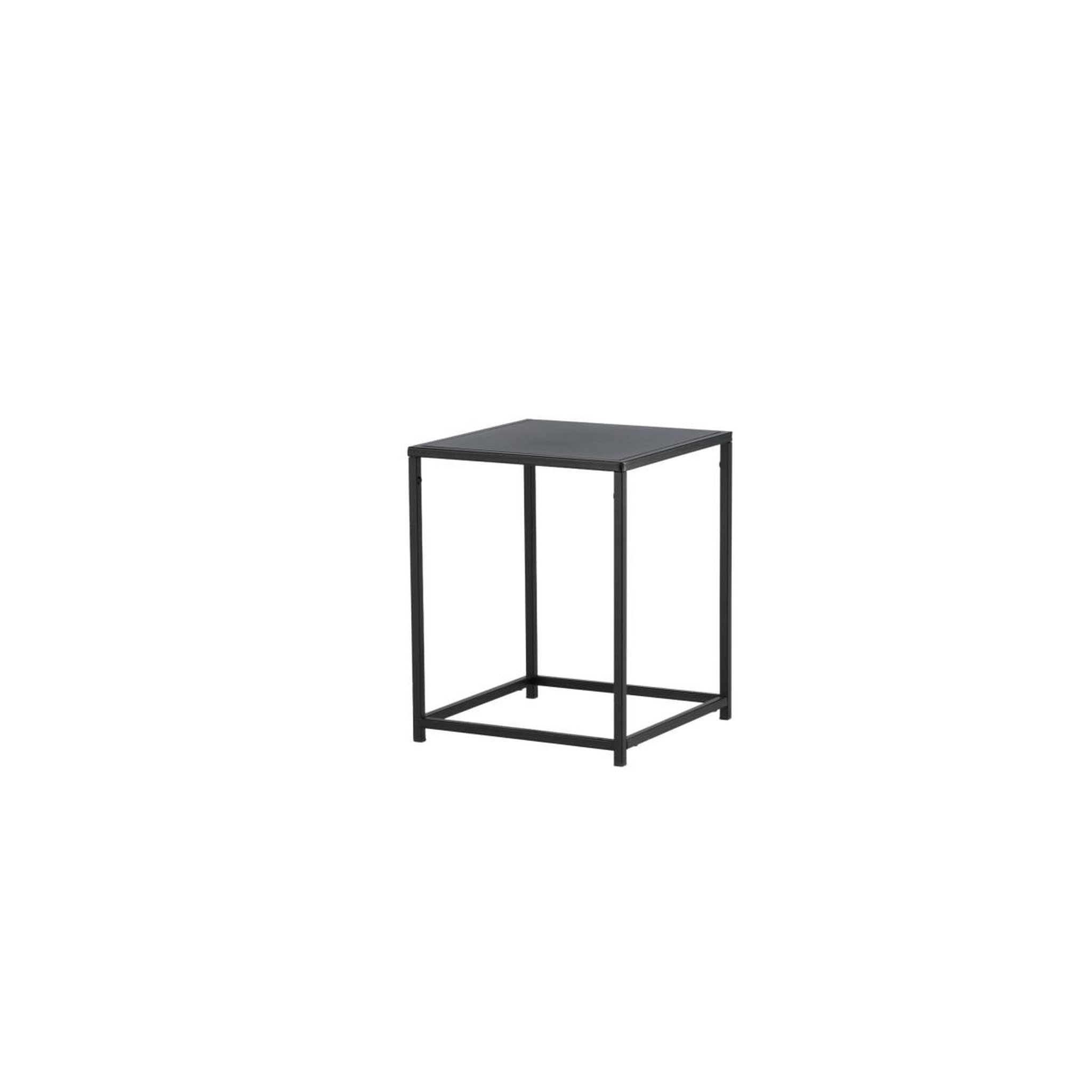 Voir la diapositive 3 : Paris Prix Table d'appoint en métal  staal  45cm noir
