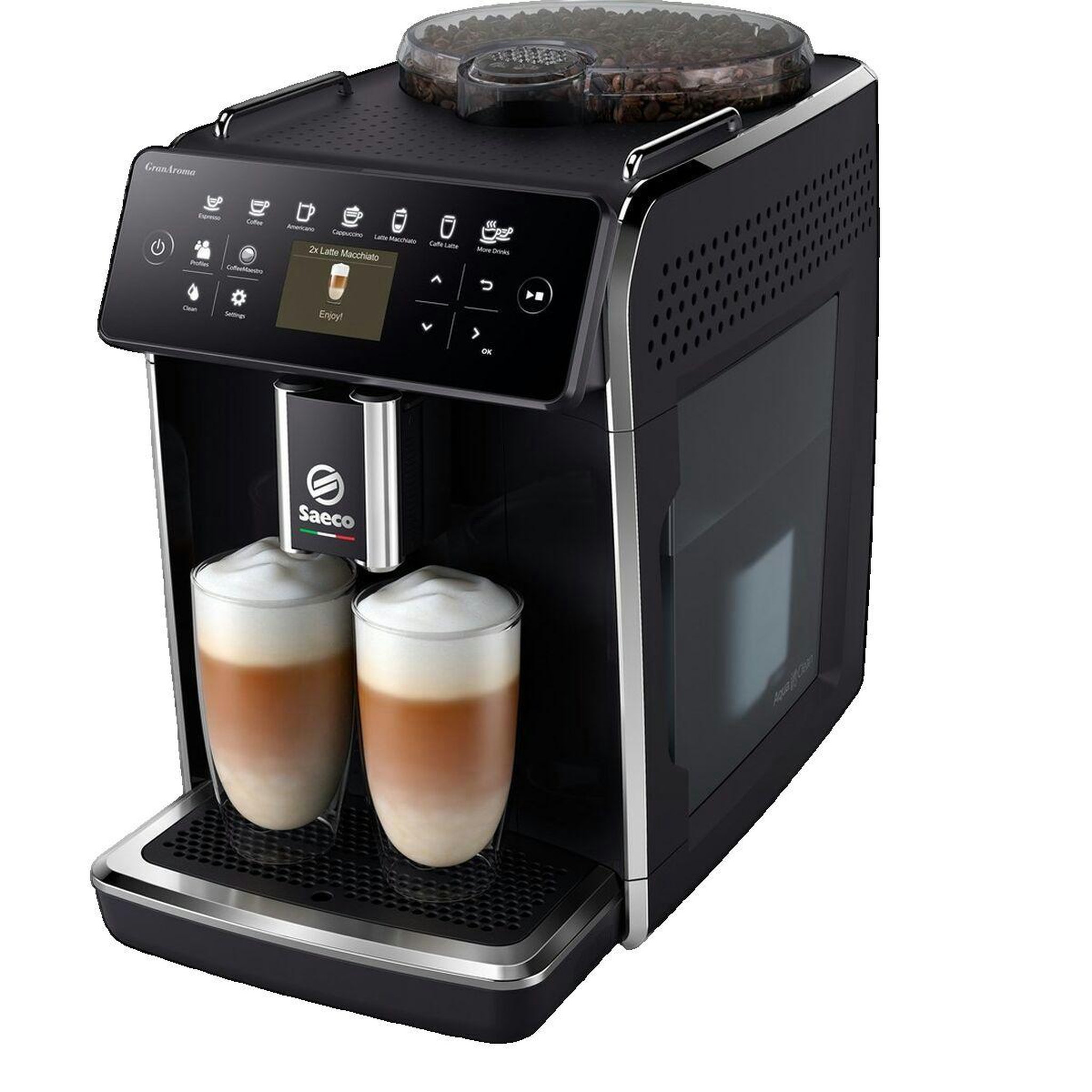 Voir la diapositive 2 : SAECO Machine à café Saeco GranAroma SM6480/00 entièrement automatique