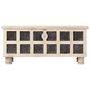 Voir la diapositive 4 : VIDAXL Boîte de rangement Blanc 110x40x45 cm Bois d'acacia massif