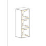 Voir la diapositive 4 : Paris Prix Vitrine Murale Design  Fly A1  126cm Noir