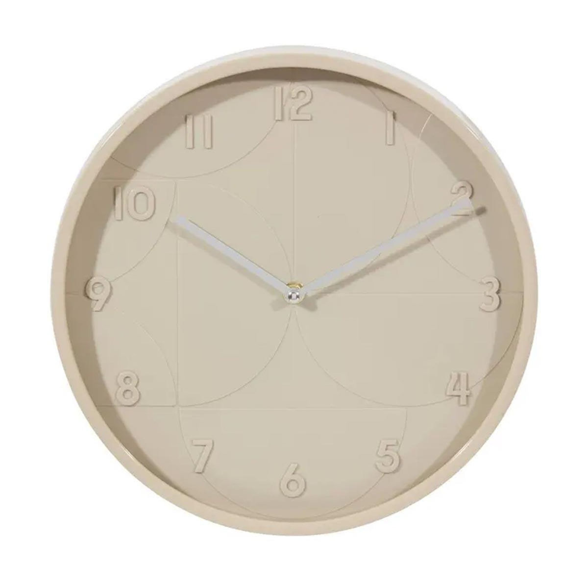 ATMOSPHERA Horloge Murale 3D  Samy  30cm Sable