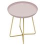 Voir la diapositive 1 : The Home Deco Factory Table d'appoint en métal design Glossy