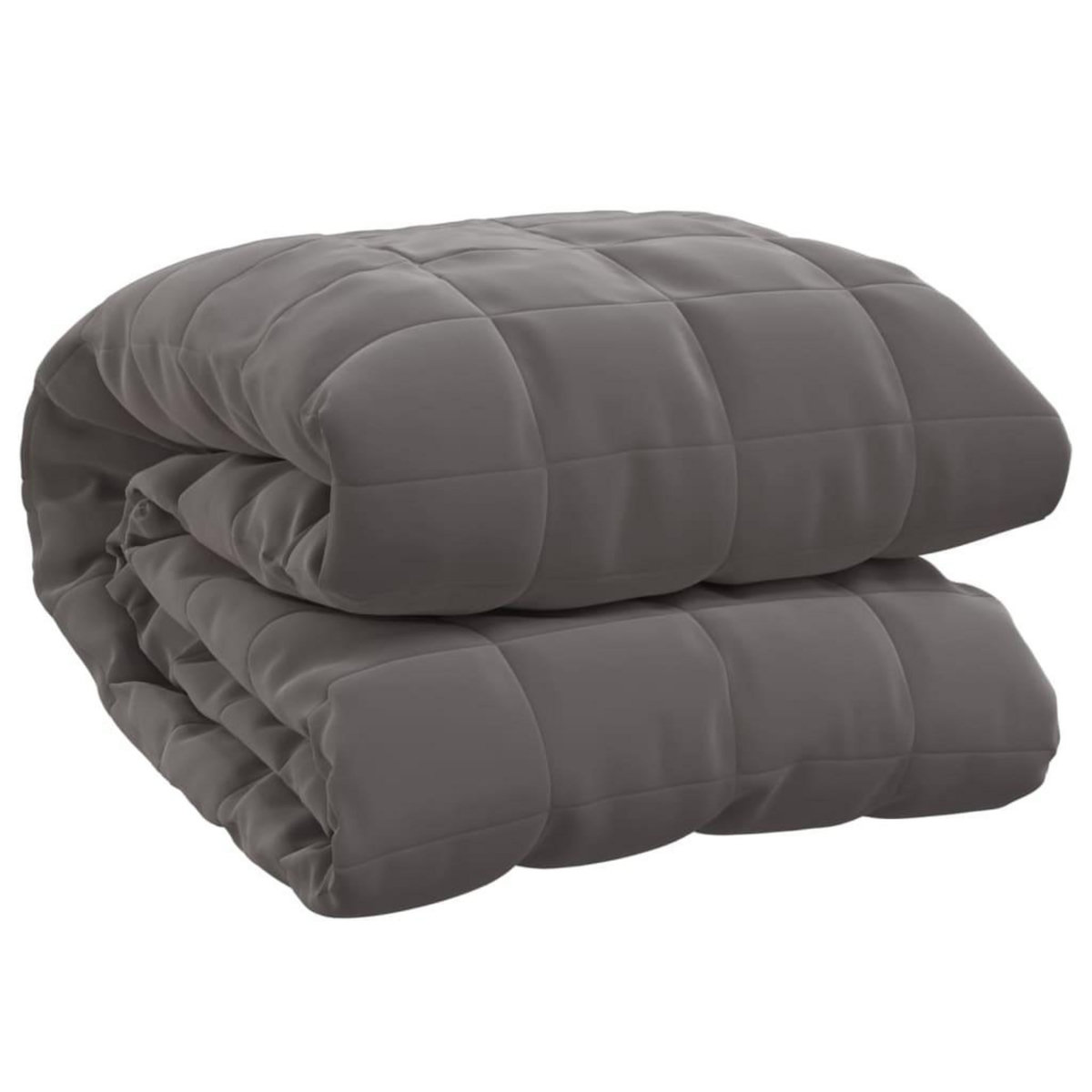 VIDAXL Couverture lestee Gris 150x200 cm 7 kg Tissu