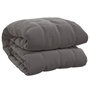 Voir la diapositive 2 : VIDAXL Couverture lestee Gris 150x200 cm 7 kg Tissu