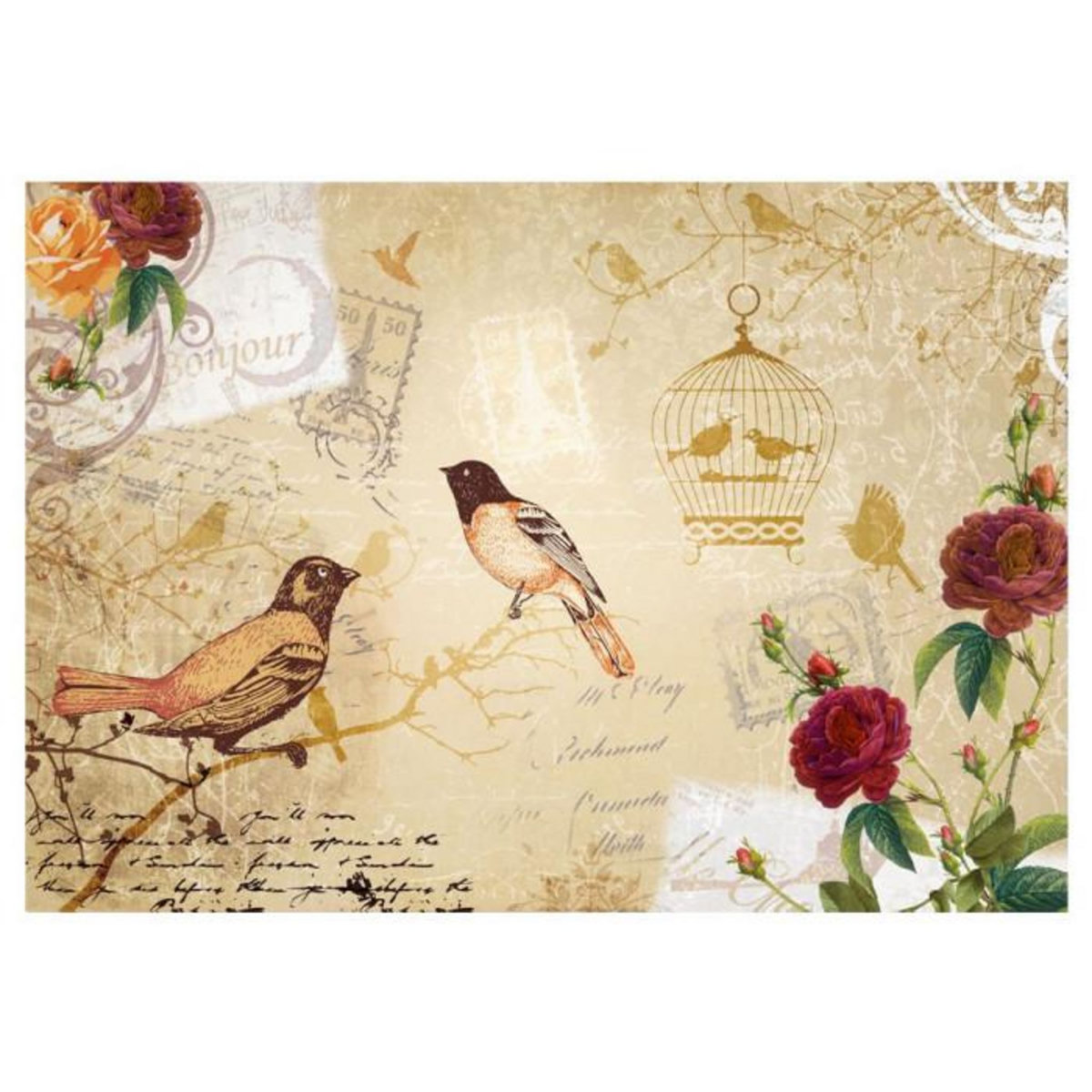 Paris Prix Papier Peint  Bonjour