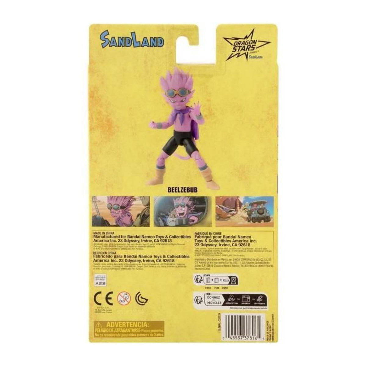 BANDAI Figurine - BANDAI - Sand Land Dragon Stars Beelzebub - 17 cm, articulée