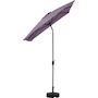 Voir la diapositive 4 : Habitat et Jardin Parasol jardin  Sol 2  - Rectangle - 2 x 3 m - Violet + Dalles à lester incluses