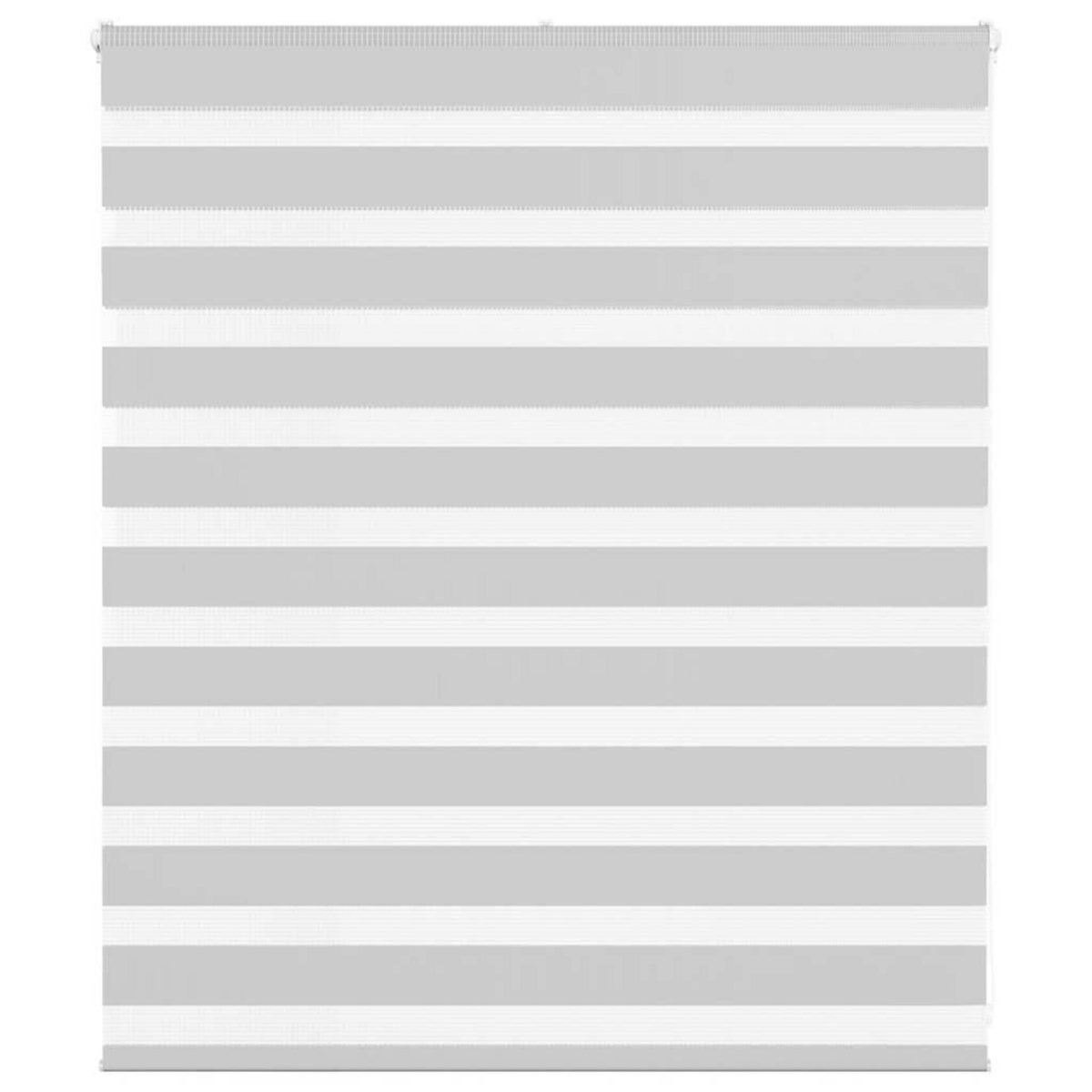 VIDAXL Store zebre gris clair largeur du tissu 130,9 cm polyester