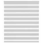 VIDAXL Store zebre gris clair largeur du tissu 130,9 cm polyester