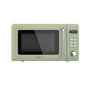 Voir la diapositive 1 : CECOTEC Micro-ondes Cecotec ProClean 5110 Retro avec Grill Vert