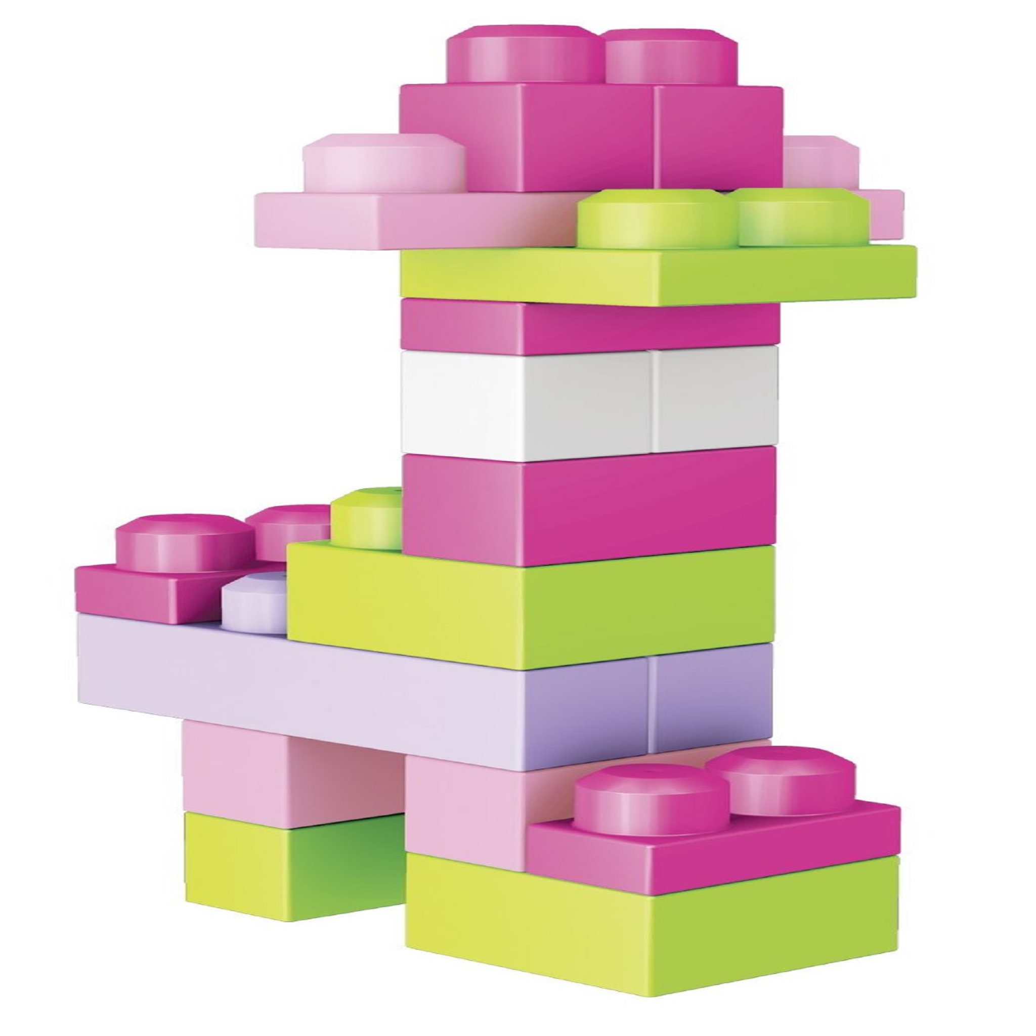 Voir la diapositive 4 : MEGA Sac de blocs de construction 60 pièces