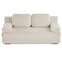 Voir la diapositive 4 : BEST MOBILIER Nora - canapé 3 places convertible avec coffre en tissu texturé