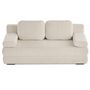 Voir la diapositive 4 : BEST MOBILIER Nora - canapé 3 places convertible avec coffre en tissu texturé