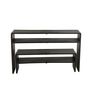 Voir la diapositive 4 : Paris Prix Lot de 2 Consoles en Bois  Teck  130cm Noir