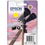 Epson Cartouche d'encre Originale 502 Jaune (Yellow) Série Jumelles - C13T02W44010