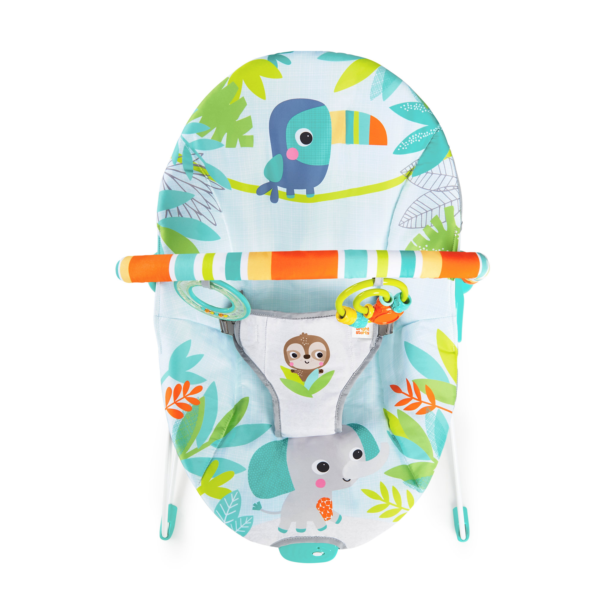 Voir la diapositive 2 : Bright Starts Transat bébé vibrant Rainforest Vibes