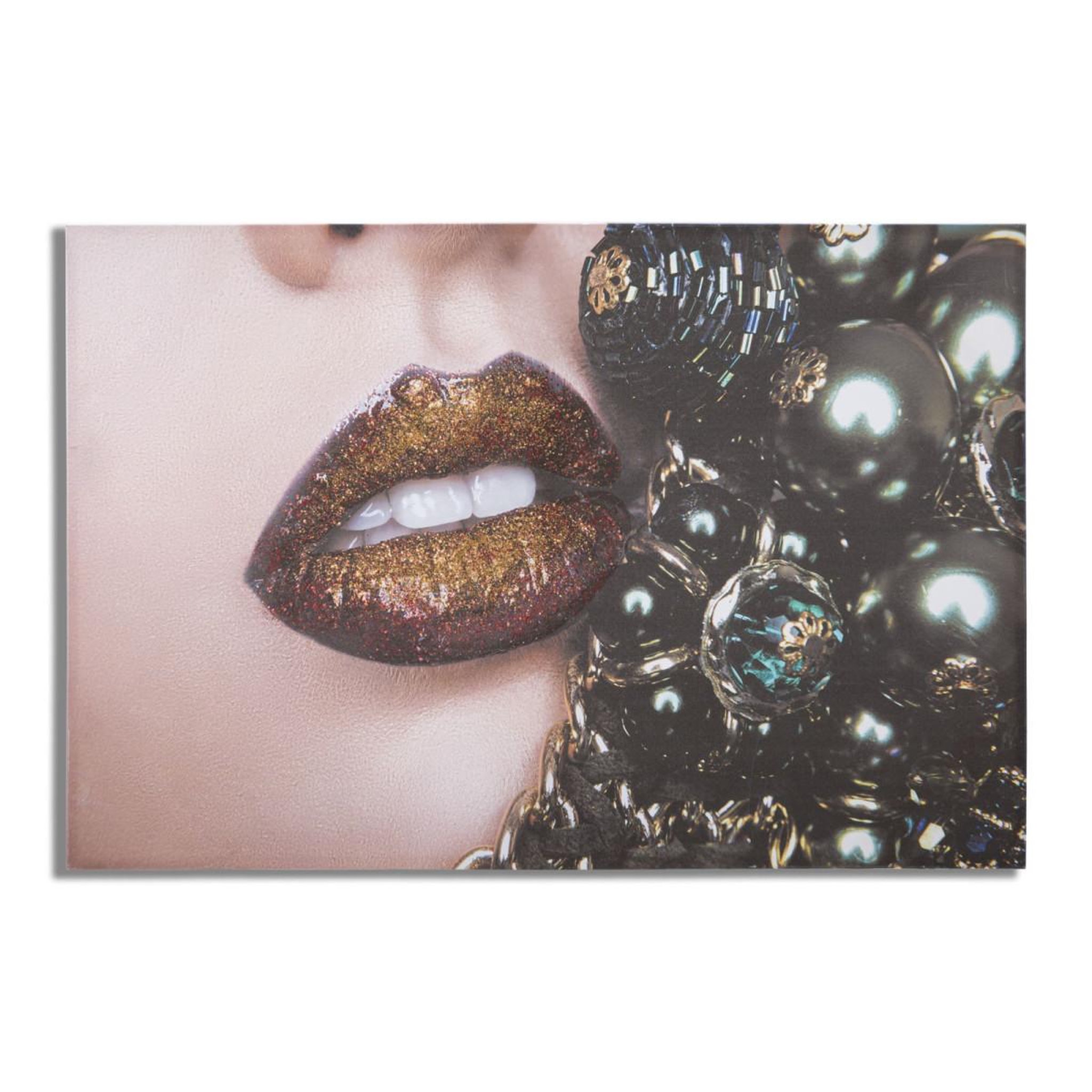 Paris Prix Toile imprimée déco  beautiful lips  80x120cm multicolore