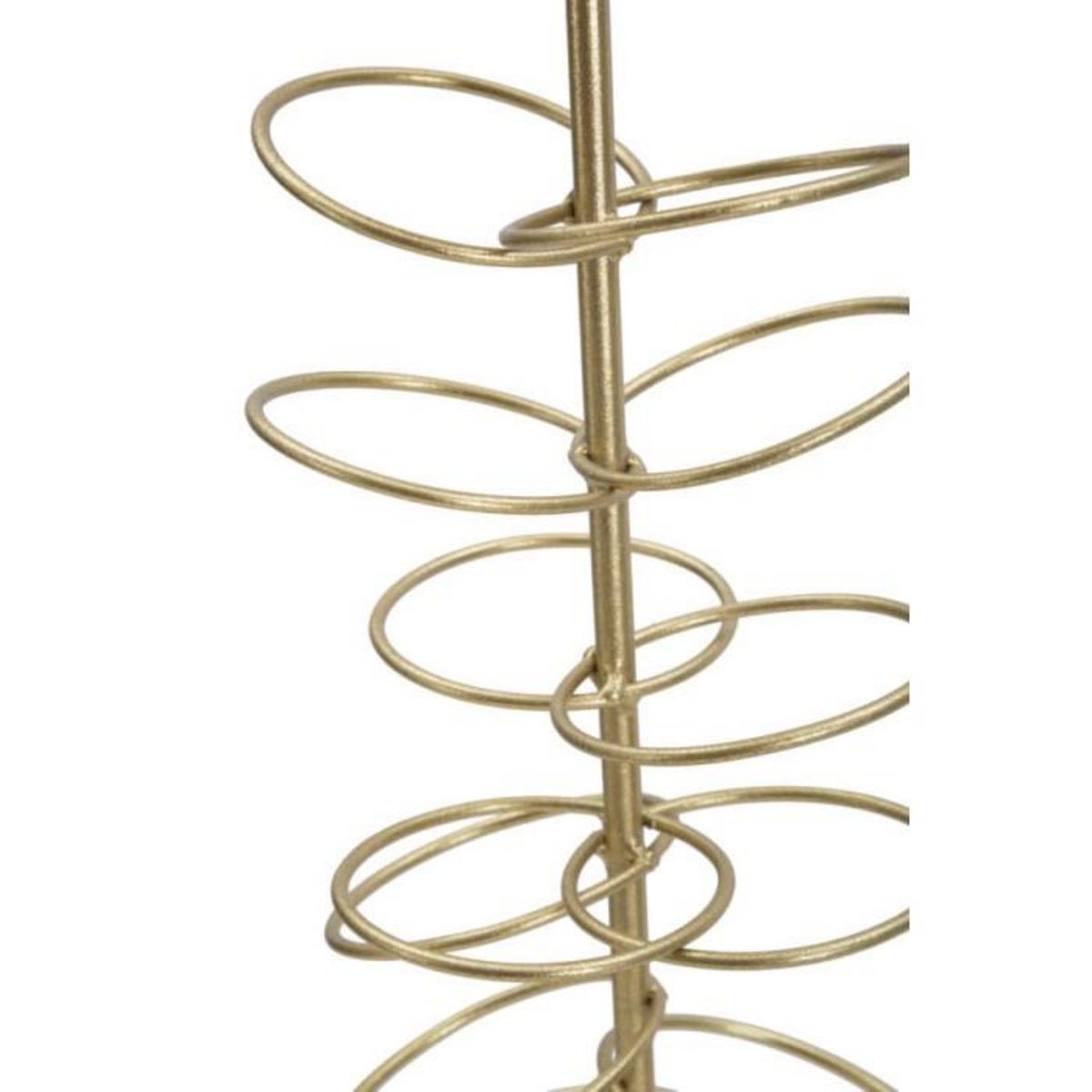 Paris Prix Bougeoir Design en Métal  Rings  46cm Or