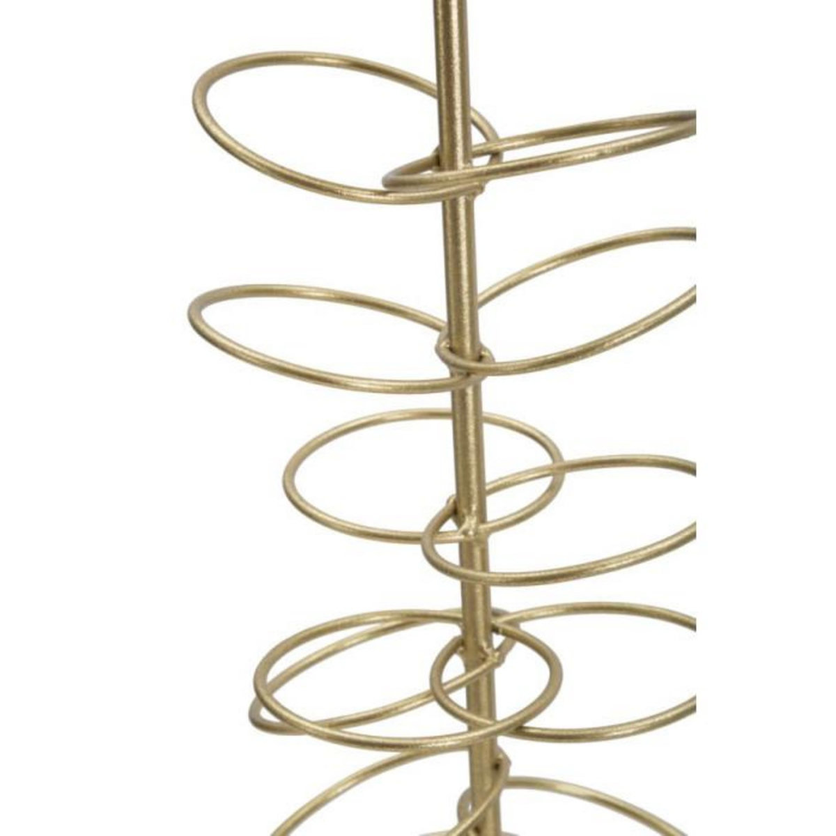 Paris Prix Bougeoir Design en Métal  Rings  46cm Or