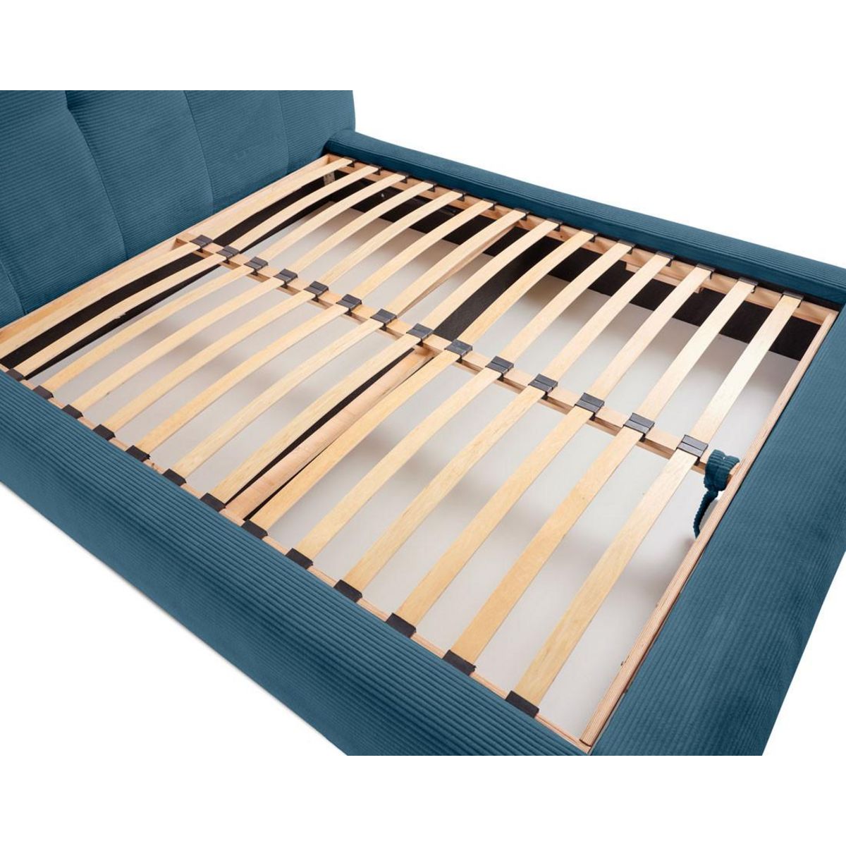 LISA DESIGN Onyx - lit coffre - 180x200 cm - en velours côtelé - sommier inclus