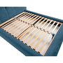 Voir la diapositive 5 : LISA DESIGN Onyx - lit coffre - 180x200 cm - en velours côtelé - sommier inclus