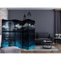 Voir la diapositive 2 : Paris Prix Paravent 5 Volets  Blue Lagoon  172x225cm