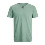 Jack & Jones T shirt  Homme Jack & Jones Split Neck. Coloris disponibles : Vert