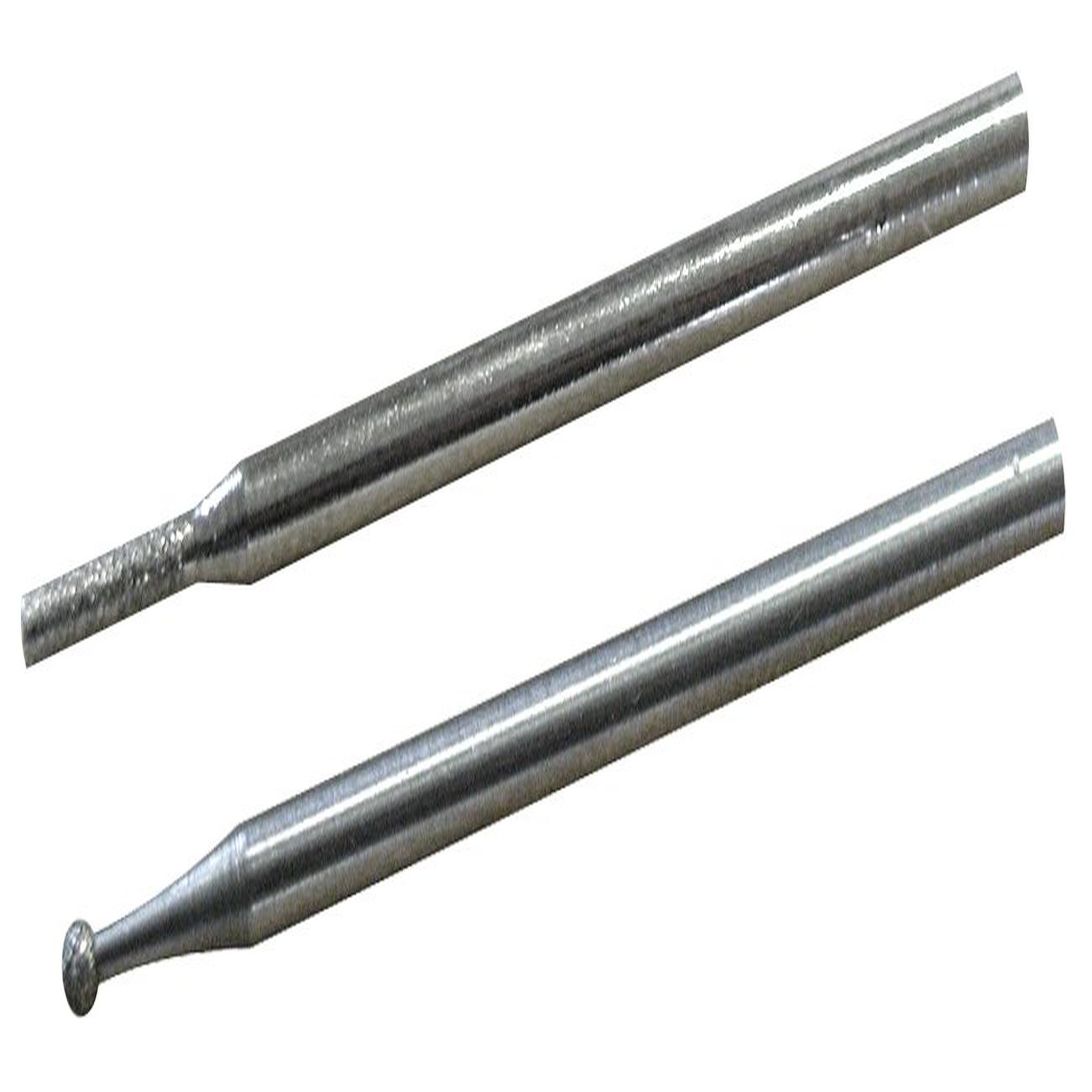 MAXICRAFT Lot de 2 fraises diamantées cylindriques 1,6/1,8 mm