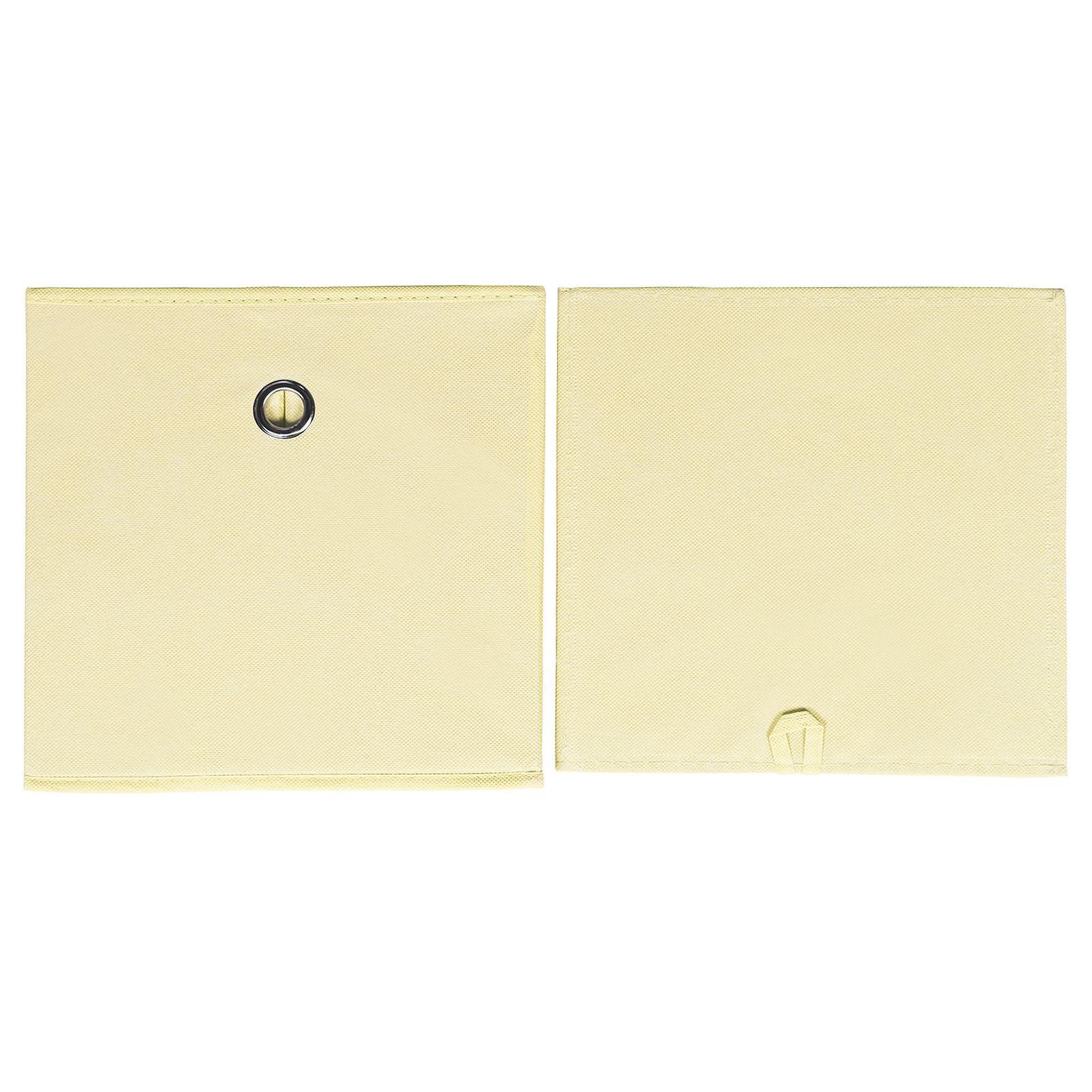Voir la diapositive 4 : IDIMEX Lot de 2 boîtes de rangement ELA, en tissu