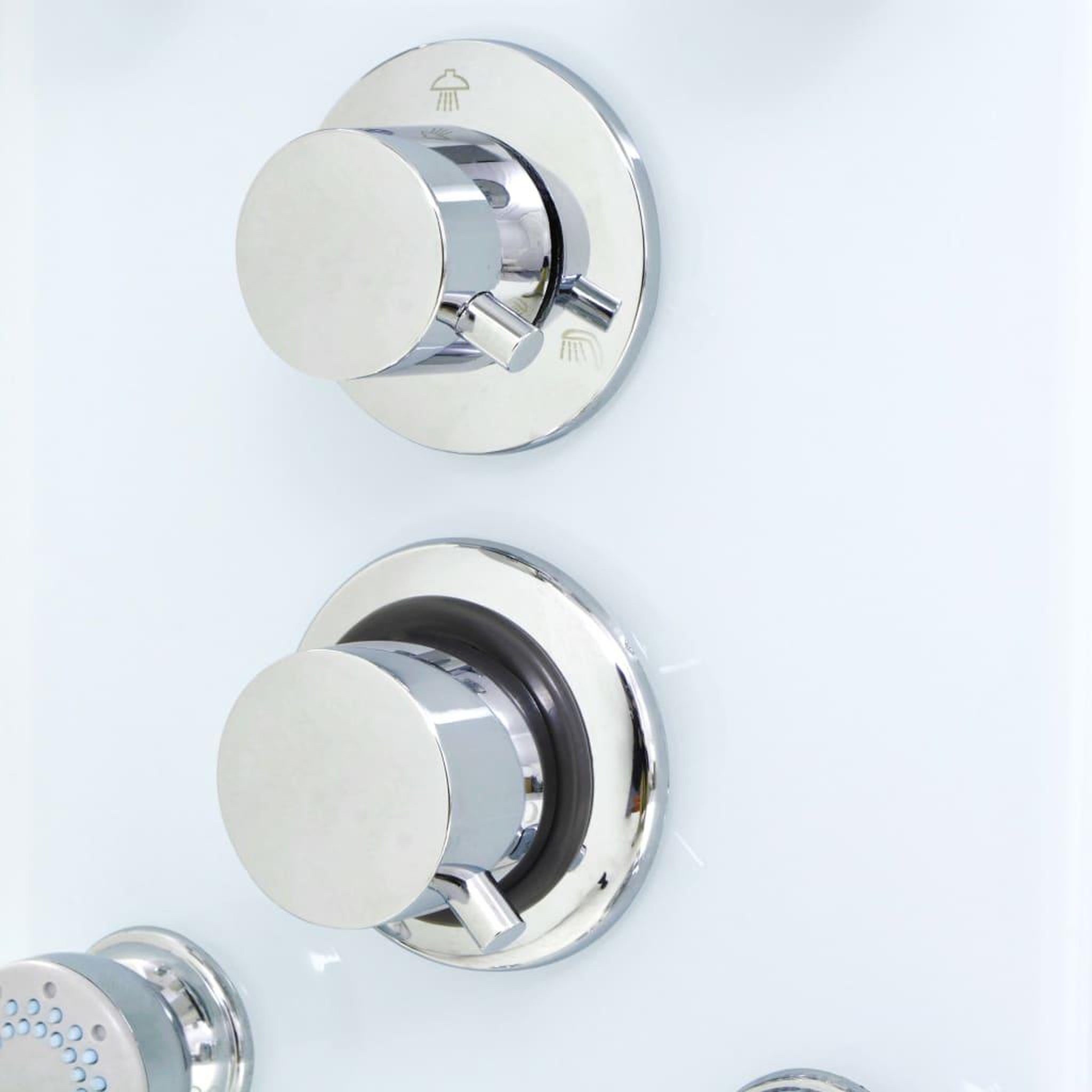 Voir la diapositive 5 : VIDAXL Panneau de douche Verre 25 x 44,6 x 130 cm Blanc