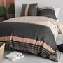 Voir la diapositive 2 : ATELIER DU COTON Parure Housse De Couette 100% Coton 57fils Obsi