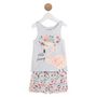 Voir la diapositive 1 : IN EXTENSO Pyjashort flamant rose fille