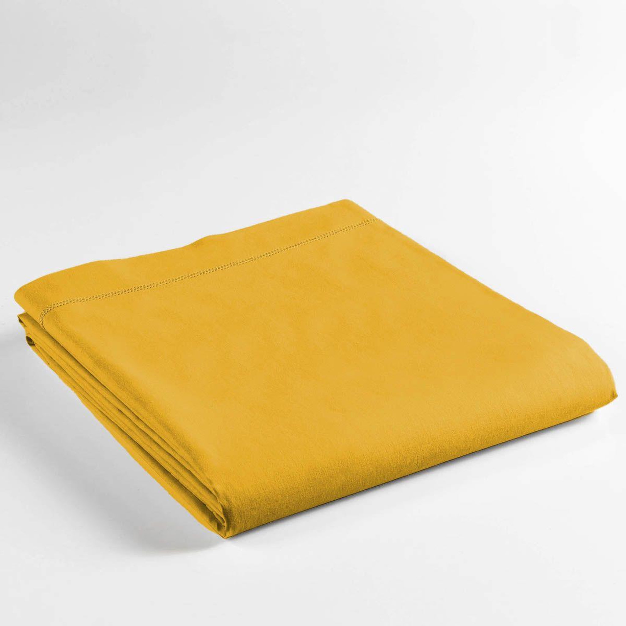 Voir la diapositive 4 : Douceur d'Intérieur Drap plat  lina  240x300cm curry