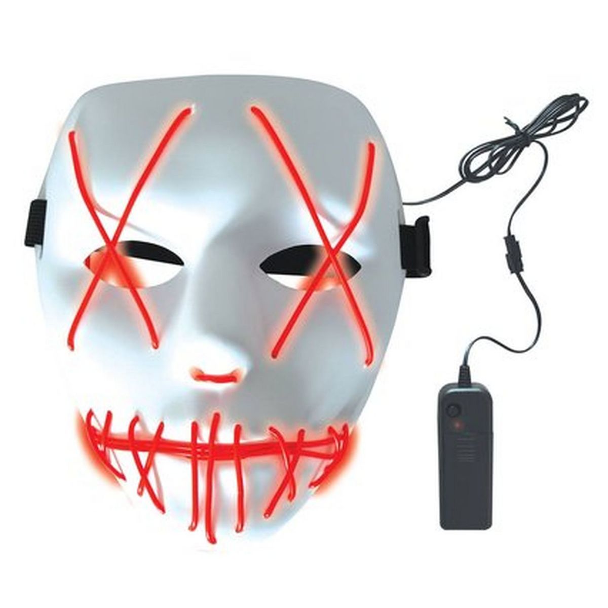 RUBIES Déguisement Masque Mort Lumineux rouge 