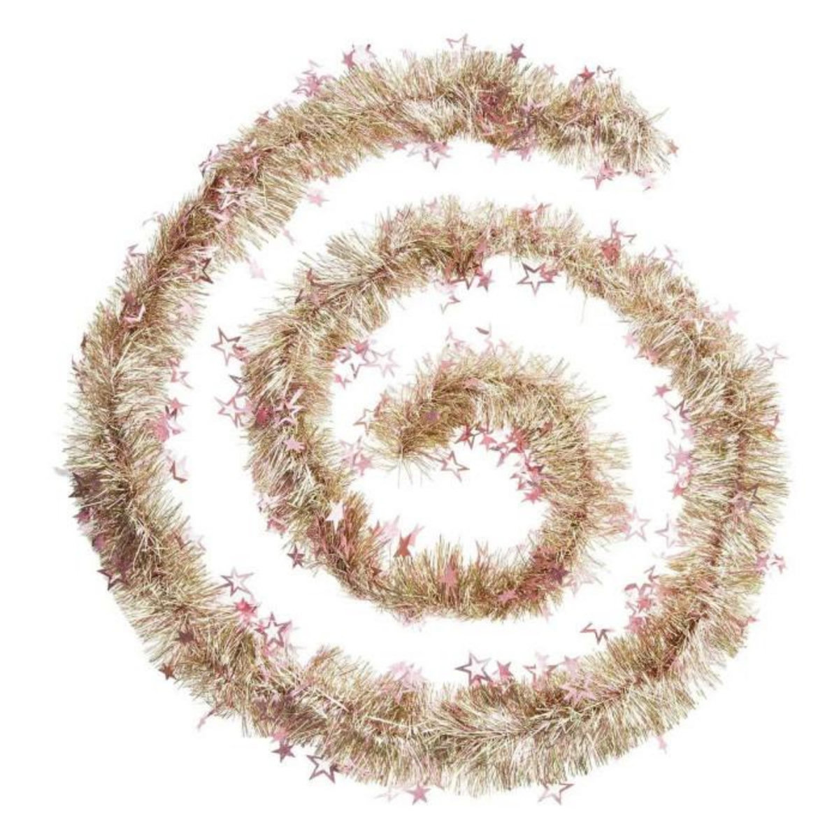 ATMOSPHERA Guirlande de Noël  Nouvelle Orléans  300cm Or & Rose