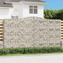 Voir la diapositive 1 : VIDAXL Paniers a gabions arques 9 pcs 400x30x220/240 cm Fer galvanise