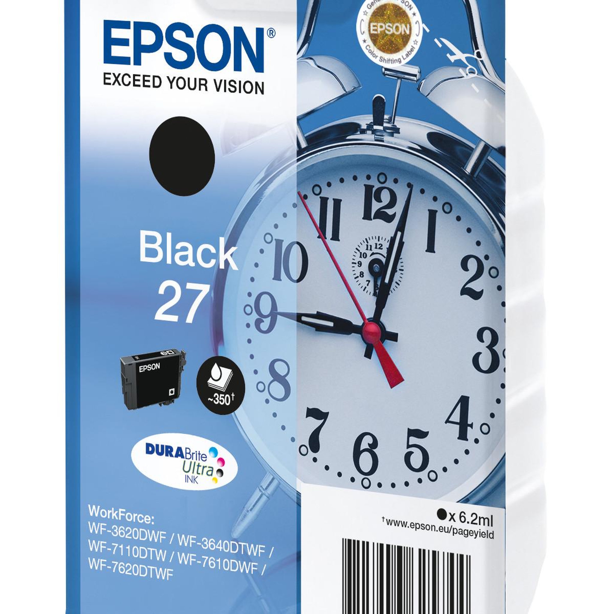 Voir la diapositive 3 : Epson Epson alarm clock cartouche  réveil  27 - encre durabrite ultra n