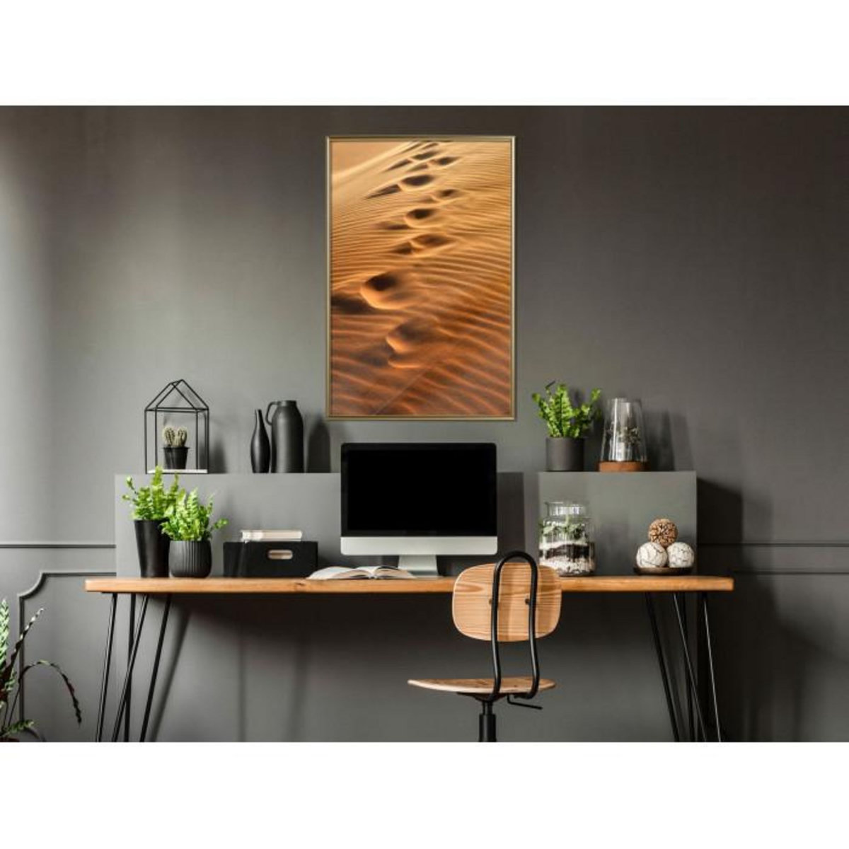 Paris Prix Affiche Murale Encadrée  Lost Wanderer