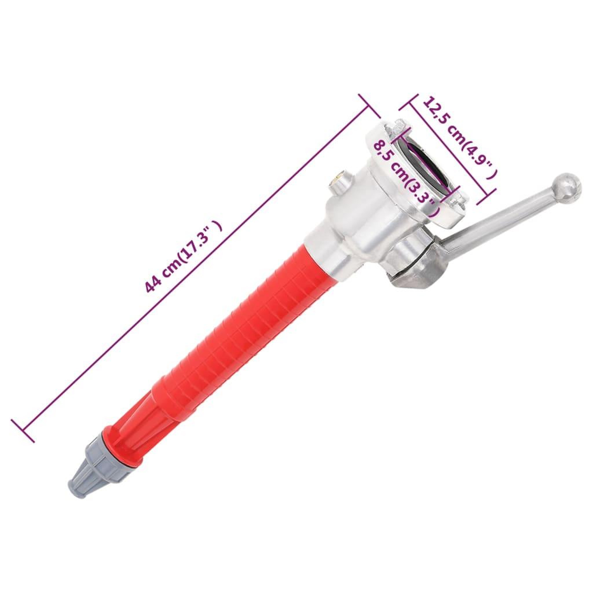 Voir la diapositive 6 : VIDAXL Buse de tuyau d'eau avec raccord B