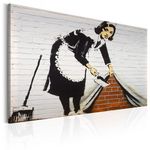 Paris Prix Tableau Imprimé  Maid in London - Banksy. Coloris disponibles : Multicolore